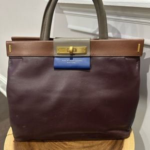 Rare Marc by Marc Jacobs leather handbag! Beautiful color way!